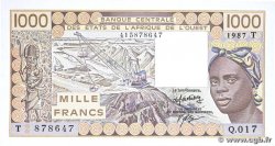 1000 Francs ÉTATS DE L AFRIQUE DE L OUEST 1987 P.807Th