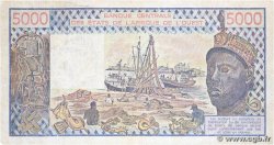 5000 Francs ESTADOS DEL OESTE AFRICANO 1982 P.108Ai RC