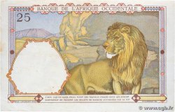 25 Francs FRENCH WEST AFRICA 1942 P.27 SS