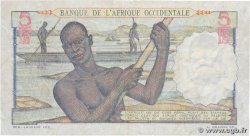 5 Francs FRENCH WEST AFRICA 1949 P.36 VF-