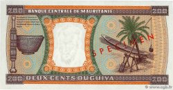 200 Ouguiya Spécimen MAURITANIA 1974 P.05as UNC