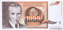 1000 Dinara YUGOSLAVIA 1990 P.107 UNC-