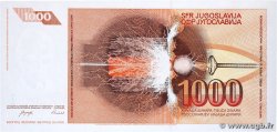 1000 Dinara YUGOSLAVIA 1990 P.107 UNC-