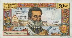 50 Nouveaux Francs HENRI IV FRANCE 1959 F.58.03