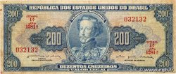 200 Cruzeiros BRÉSIL 1964 P.171b TB