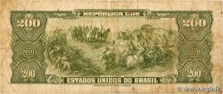 200 Cruzeiros BRÉSIL 1964 P.171b TB