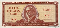 10 Pesos CUBA 1968 P.104a UNC