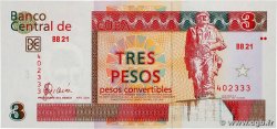 3 Pesos CUBA 2006 P.FX47 UNC-