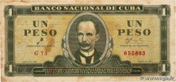 1 Peso CUBA 1961 P.094a F+