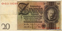 20 Reichsmark GERMANY 1929 P.181b