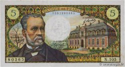 5 Francs PASTEUR FRANCE 1969 F.61.10 VF