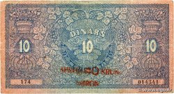 40 Kronen sur 10 Dinara YUGOSLAVIA 1919 P.017 MB