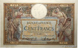 100 Francs LUC OLIVIER MERSON sans LOM FRANCE 1921 F.23.14 pr.SUP