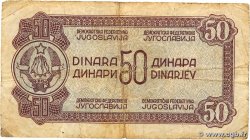 50 Dinara YOUGOSLAVIE 1944 P.052b B+