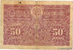 50 Cents MALAYA 1941 P.10b B+