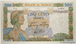 500 Francs LA PAIX FRANCE 1942 F.32.41