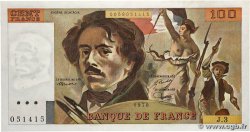 100 Francs DELACROIX FRANCE 1978 F.68.03