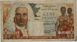 100 Francs La Bourdonnais CCFOM FRENCH EQUATORIAL AFRICA 1947 A.133a F