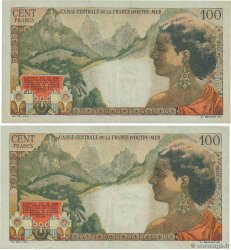 100 Francs La Bourdonnais CCFOM Consécutifs AFRIQUE ÉQUATORIALE FRANÇAISE 1947 A.133a VF