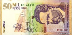 50000 Pesos COLOMBIE 2007 P.455j SPL
