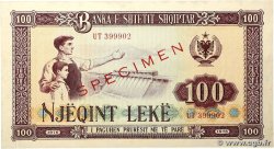 100 Leke Spécimen ALBANIA 1976 P.46s2