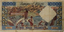 10000 Francs ALGERIA 1956 P.110 VG