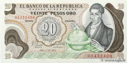 20 Pesos Oro COLOMBIA 1979 P.409d