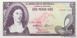 2 Pesos Oro COLOMBIA 1977 P.413b