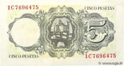 5 Pesetas SPAIN 1951 P.140a VF+
