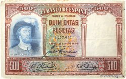 500 Pesetas ESPAÑA 1931 P.084