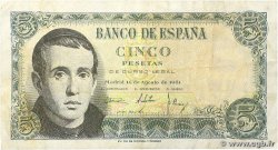 5 Pesetas ESPAÑA 1951 P.140a
