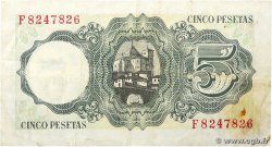 5 Pesetas SPAIN 1951 P.140a VF