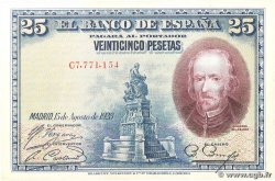 25 Pesetas ESPAÑA 1928 P.074b