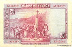25 Pesetas SPAIN 1928 P.074a F