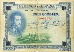 100 Pesetas ESPAÑA 1925 P.069a