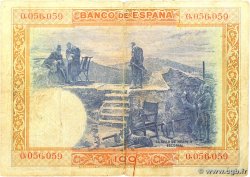 100 Pesetas SPAIN 1925 P.069a VG