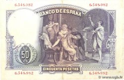 50 Pesetas SPAIN 1931 P.082 VF+
