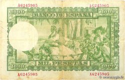 1000 Pesetas SPAIN 1951 P.143a VG