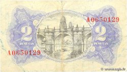 2 Pesetas SPAIN 1938 P.095 F+