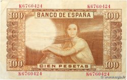 100 Pesetas SPAIN 1953 P.145 F+