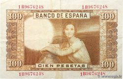 100 Pesetas SPAIN 1953 P.145 VF