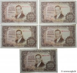100 Pesetas Lot ESPAÑA 1953 P.145