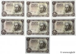1 Peseta Lot ESPAÑA 1951 P.139a