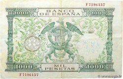 1000 Pesetas SPAIN 1957 P.149a VF