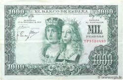 1000 Pesetas ESPAÑA 1957 P.149a