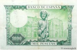 1000 Pesetas SPAIN 1965 P.151 F