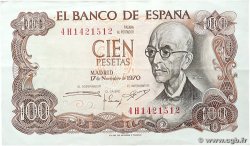 100 Pesetas ESPAÑA 1970 P.152a