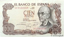 100 Pesetas ESPAÑA 1970 P.152a