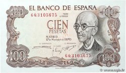 100 Pesetas ESPAÑA 1970 P.152a