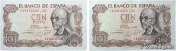 100 Pesetas Consécutifs ESPAÑA 1970 P.152a